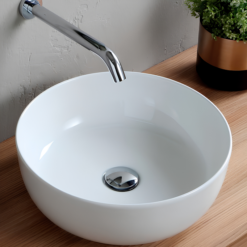 Раковина-чаша Scarabeo Glam 39 1807 Белая от магазина ЛесКонПром.ру