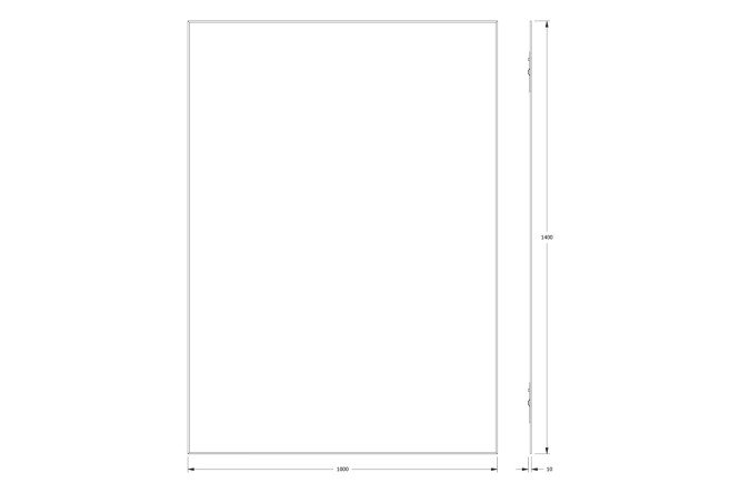 Зеркало с фацетом EVOFORM Standard 80545608 от магазина ЛесКонПром.ру