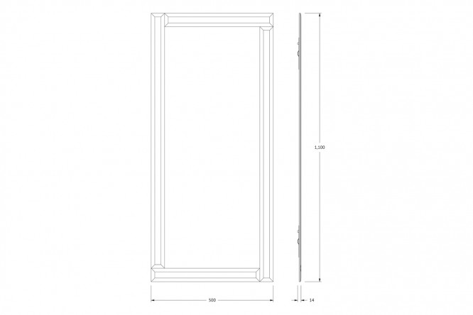 Зеркало EVOFORM Style 80372114 от магазина ЛесКонПром.ру