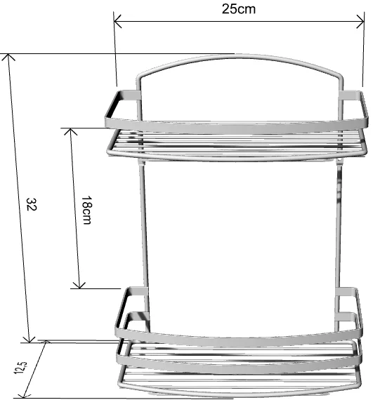 Полка Tekno-tel BK085SSM от магазина ЛесКонПром.ру
