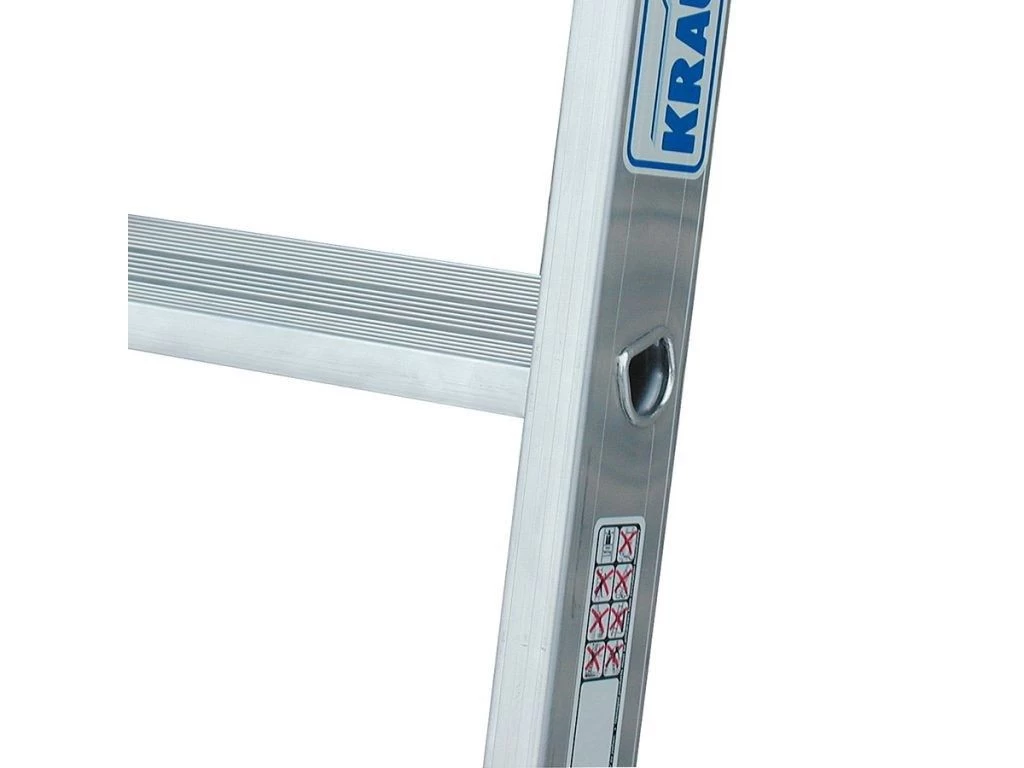 Стремянка алюминиевая Krause Stabilo с роликами 12 ступеней (арт. 124678) от магазина ЛесКонПром.ру