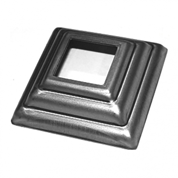 Подпятник 57х57х22 мм отверстие 20х20 мм от магазина ЛесКонПром.ру