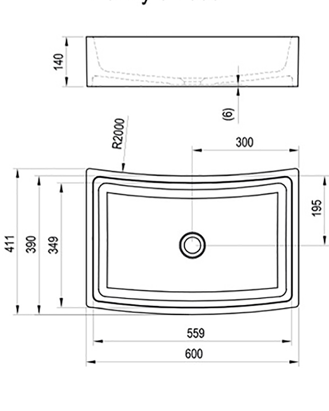 Раковина-чаша Ravak Formy 02 60 XJM01260000 Белая от магазина ЛесКонПром.ру