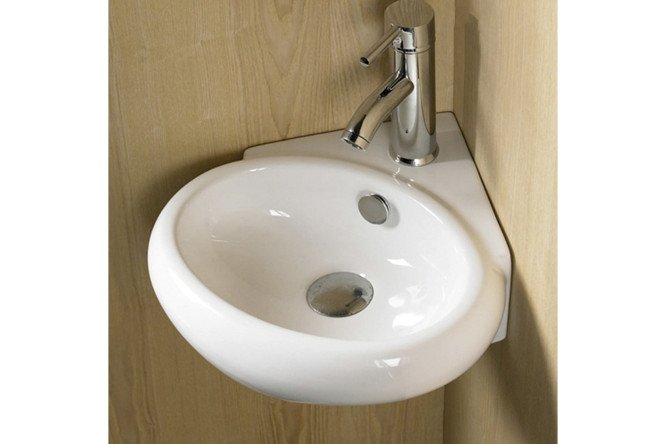 Раковина подвесная угловая MELANA MLN-E604 80536356 от магазина ЛесКонПром.ру