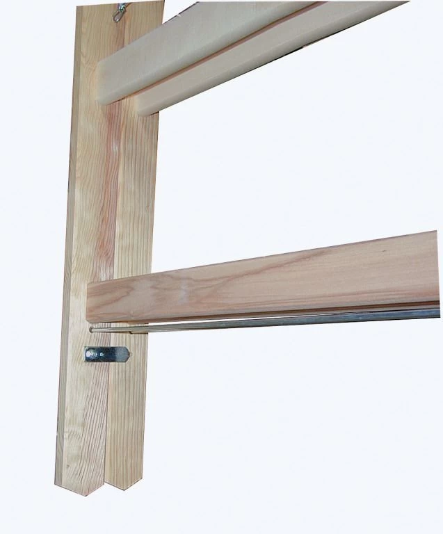 Стремянка деревянная двухсторонняя Krause Stabilo 2х9 ступеней (арт. 170118) от магазина ЛесКонПром.ру