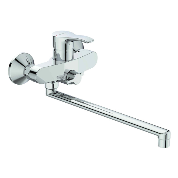 Смеситель для ванны VIDIMA Meloy с длинным изливом от магазина ЛесКонПром.ру