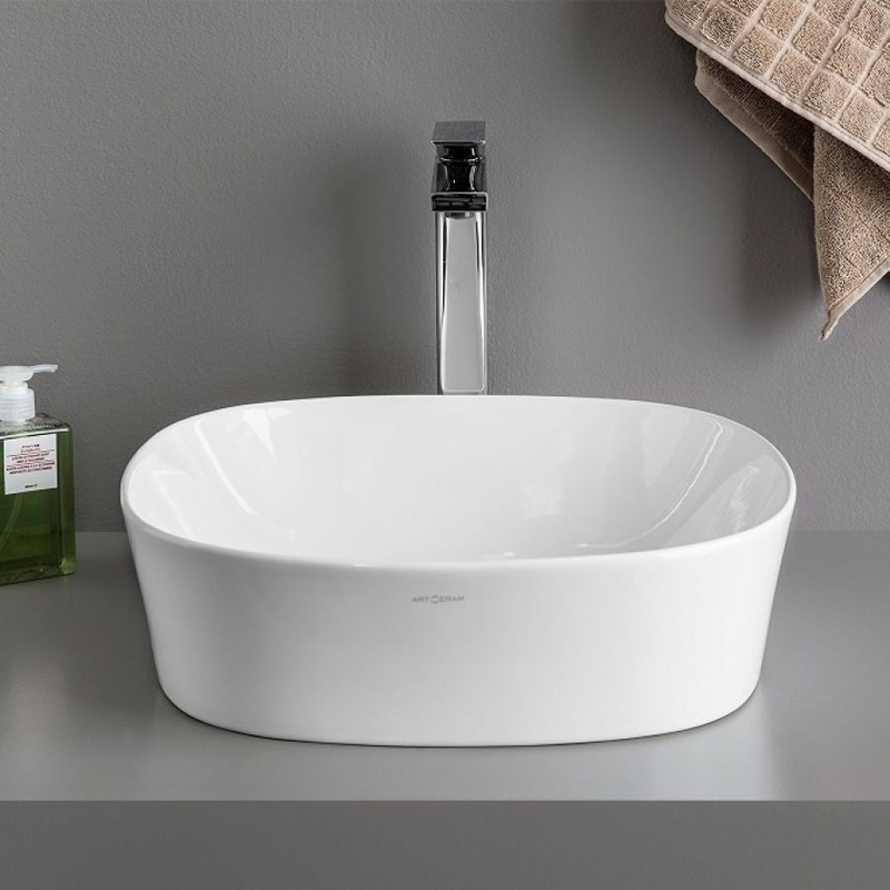 Раковина Artceram Ghost 42 GHL001 01 00 Белая от магазина ЛесКонПром.ру