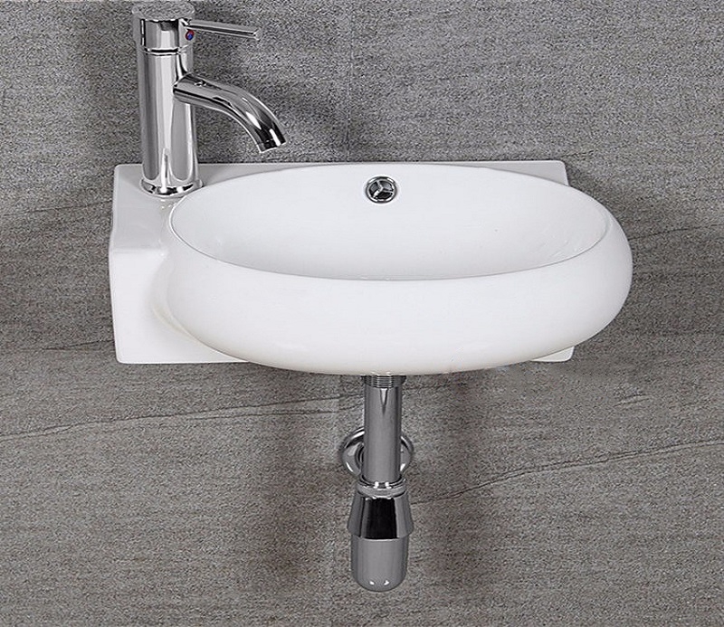 Раковина CeramaLux 43 9100R Белая от магазина ЛесКонПром.ру