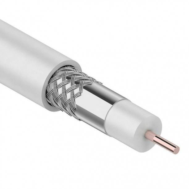 Кабель ТВ Netko RG6U 50 м от магазина ЛесКонПром.ру