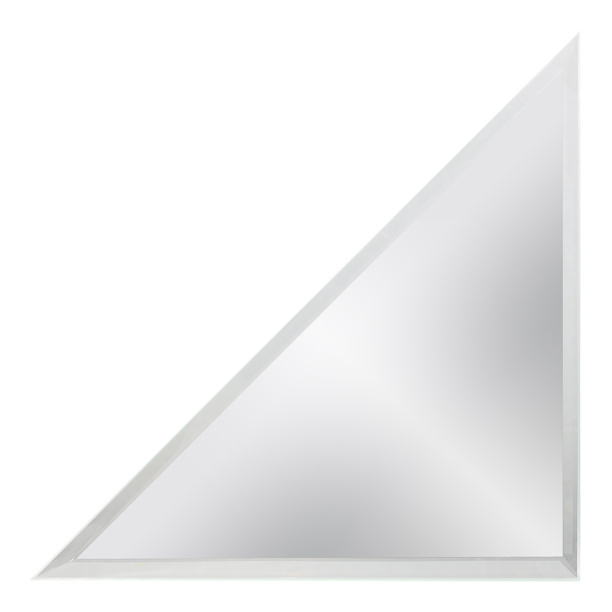 Плитка зеркальная Омега Гласс 200х200 мм треугольник с фацетом серебро от магазина ЛесКонПром.ру
