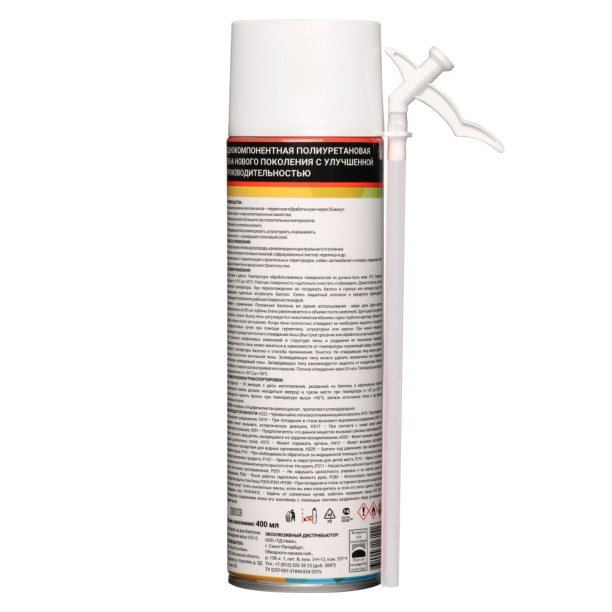 Монтажная пена бытовая DOMOFOAM всесезонная 400 мл от магазина ЛесКонПром.ру