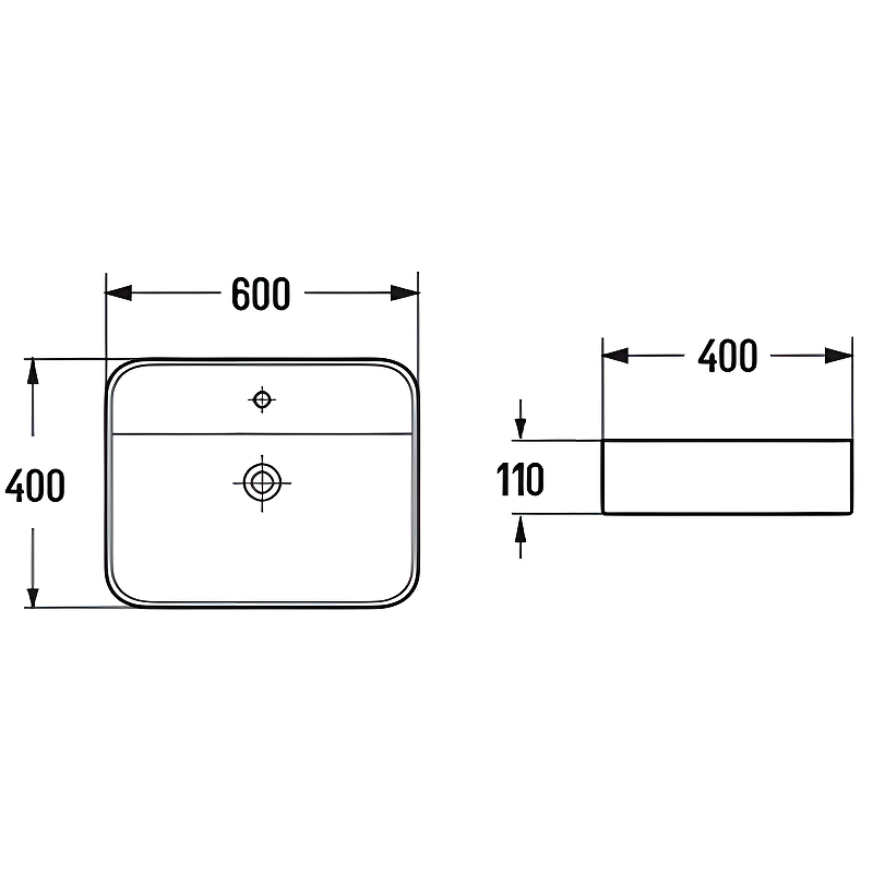 Раковина Comforty 60 78574-60 00-00012533 Белая от магазина ЛесКонПром.ру
