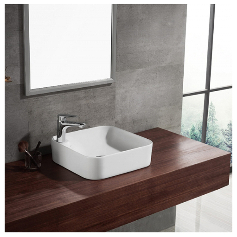 Раковина-чаша Bravat Source 43 C22238W-1-ENG Белая от магазина ЛесКонПром.ру