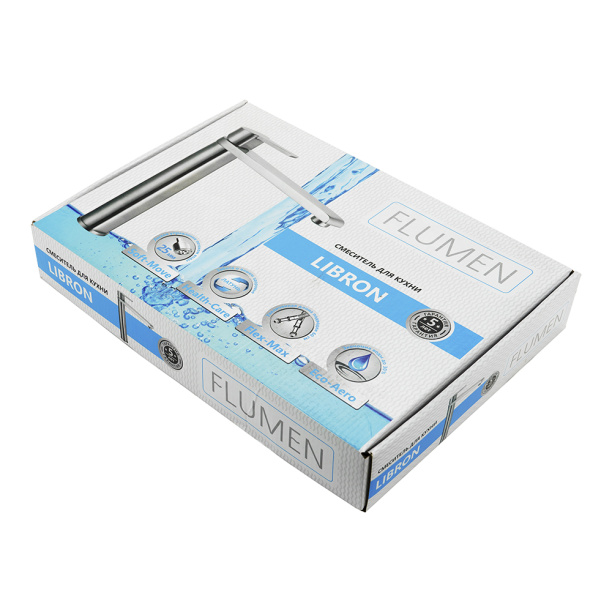 Смеситель для кухни FLUMEN Libron хром от магазина ЛесКонПром.ру