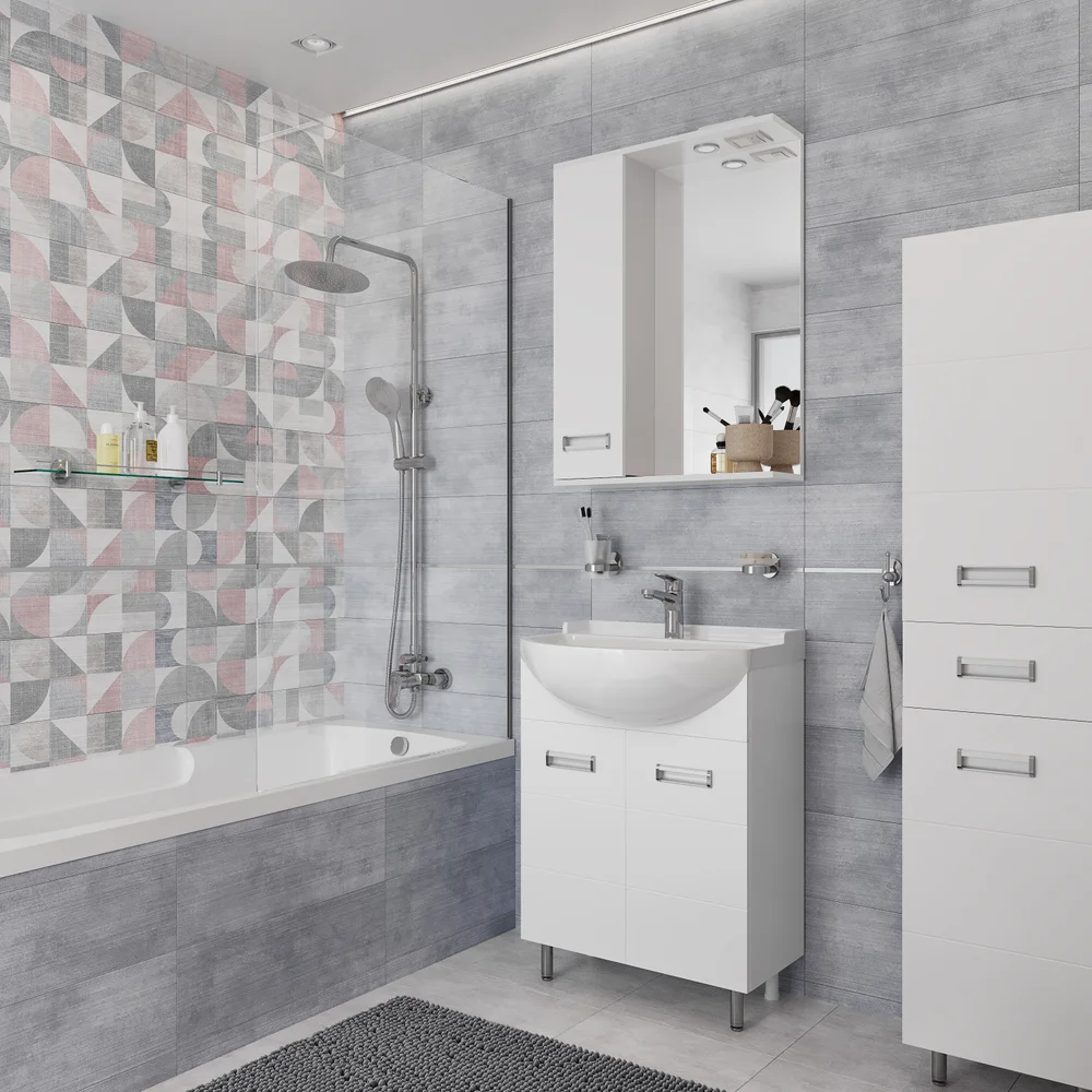 Зеркало DIWO Дмитров 60 L от магазина ЛесКонПром.ру