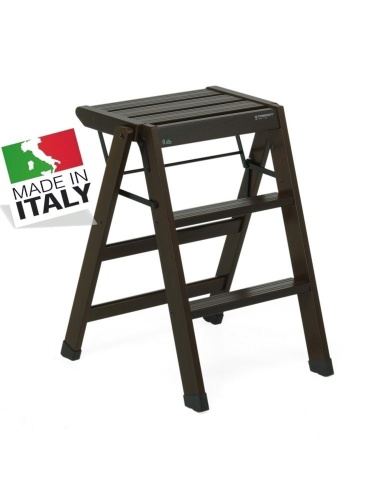 Стремянка-стул Foppapedretti LoSgabello 3 ступени Венге от магазина ЛесКонПром.ру