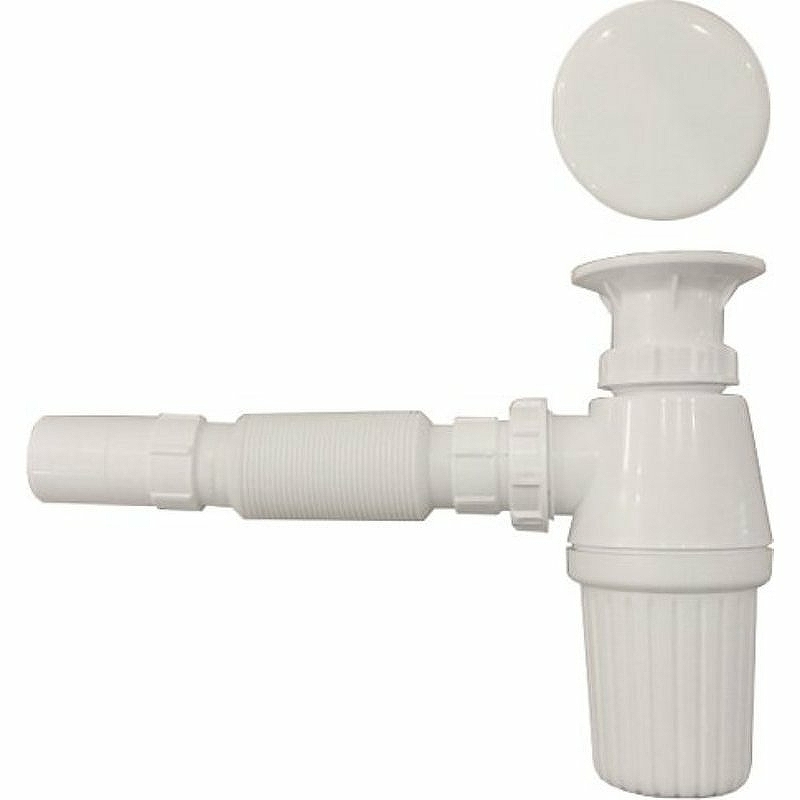 Сифон для раковины Serel TP08 Белый от магазина ЛесКонПром.ру