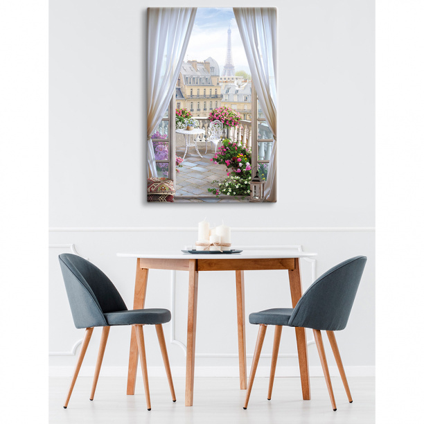 Канвас Воздух Парижа 60х90 см от магазина ЛесКонПром.ру