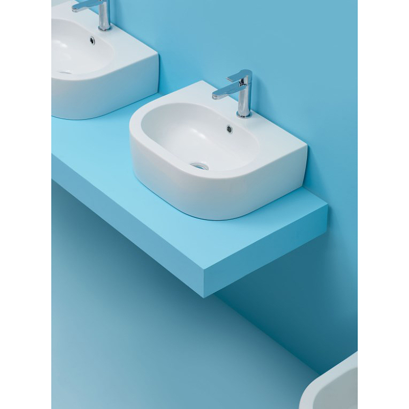 Раковина Kerasan Flo 50 314101*1 Белая от магазина ЛесКонПром.ру