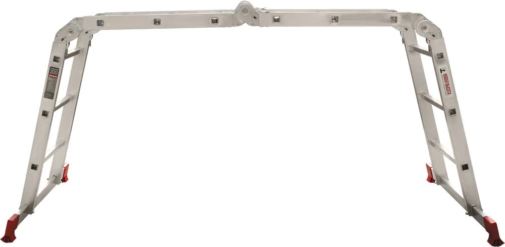 Алюминиевая четырехсекционная лестница-трансформер 400 мм NV2322 НОВАЯ ВЫСОТА 4Х3 арт.2322403 от магазина ЛесКонПром.ру