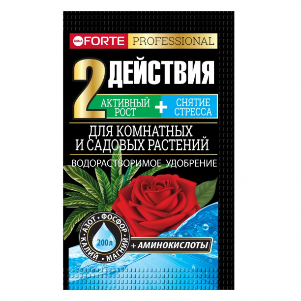 Удобрение для комнатных и садовых растений Bona Forte 100 г от магазина ЛесКонПром.ру