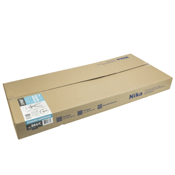 Вешалка напольная Ника ВК4 серебро от магазина ЛесКонПром.ру