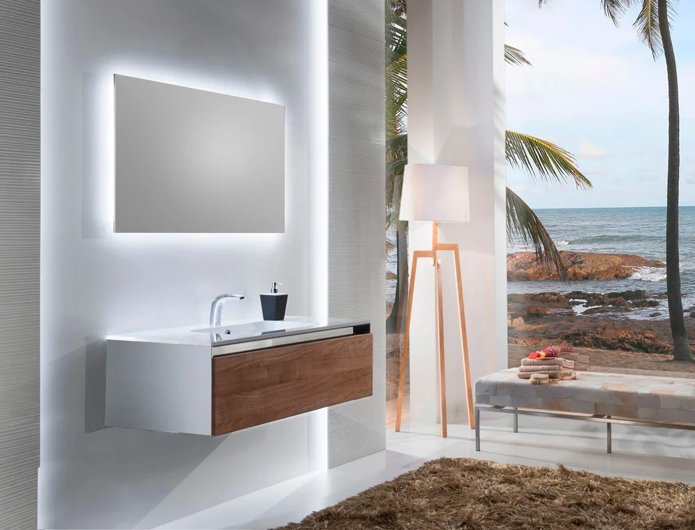 Зеркало Sanvit Кубэ 90 от магазина ЛесКонПром.ру