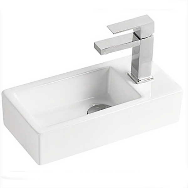 Раковина Mira 37 MR-3718L Белая от магазина ЛесКонПром.ру