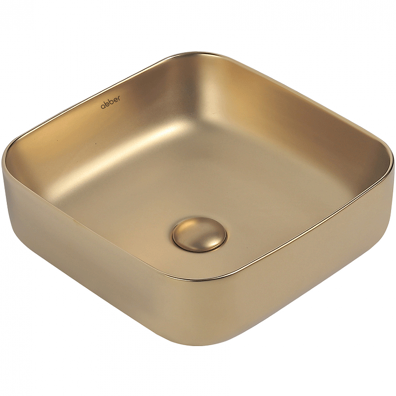 Раковина-чаша Abber Rechteck 39 AC2211MMG Золото матовое от магазина ЛесКонПром.ру