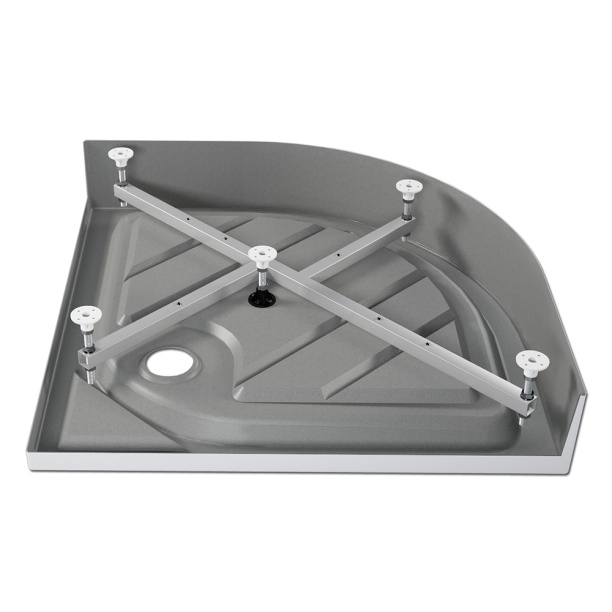 Душевой поддон МЕТАКАМ Classic N 80х80 см полукруглый от магазина ЛесКонПром.ру