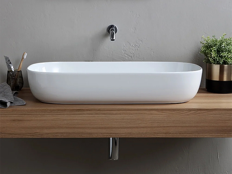 Раковина-чаша Scarabeo Glam 76 1803 Белая от магазина ЛесКонПром.ру