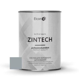 Грунт-эмаль цинконаполненная Elcon Zintech 1 кг серая