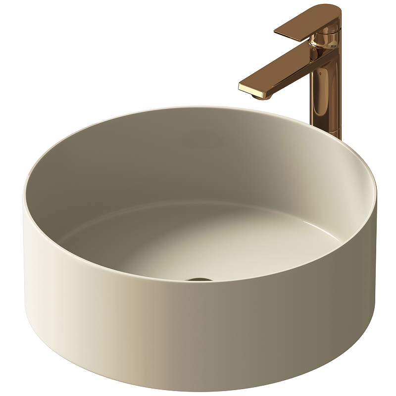 Раковина-чаша Grossman 40 GR-3013BEM Бежевая матовая от магазина ЛесКонПром.ру