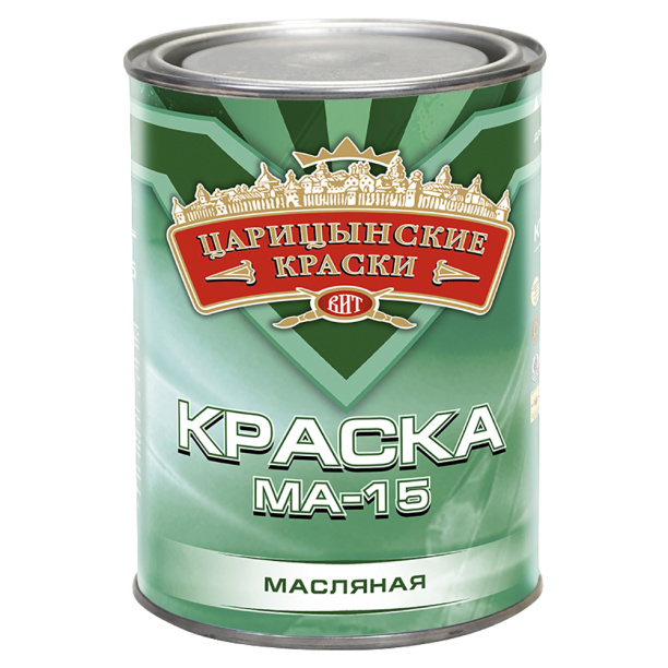 Краска масляная МА-15 Царицынские Краски черная 0,9 кг от магазина ЛесКонПром.ру