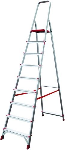 Стремянка алюминиевая профессиональная Новая Высота 9 ступеней (арт. 3110109) от магазина ЛесКонПром.ру