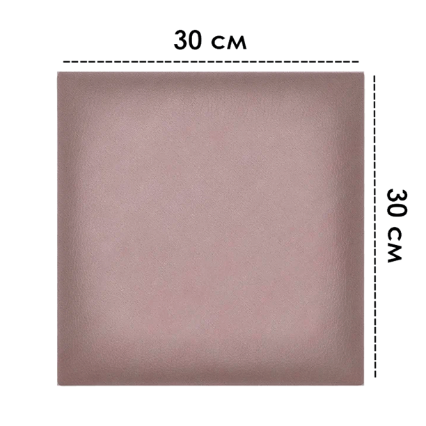 Панель мягкая Tartilla BG1103030-1 Velour розовая 30х30 см от магазина ЛесКонПром.ру