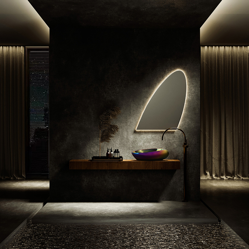 Раковина-чаша Abber Bequem 49 AC2107Regen Хамелеон от магазина ЛесКонПром.ру