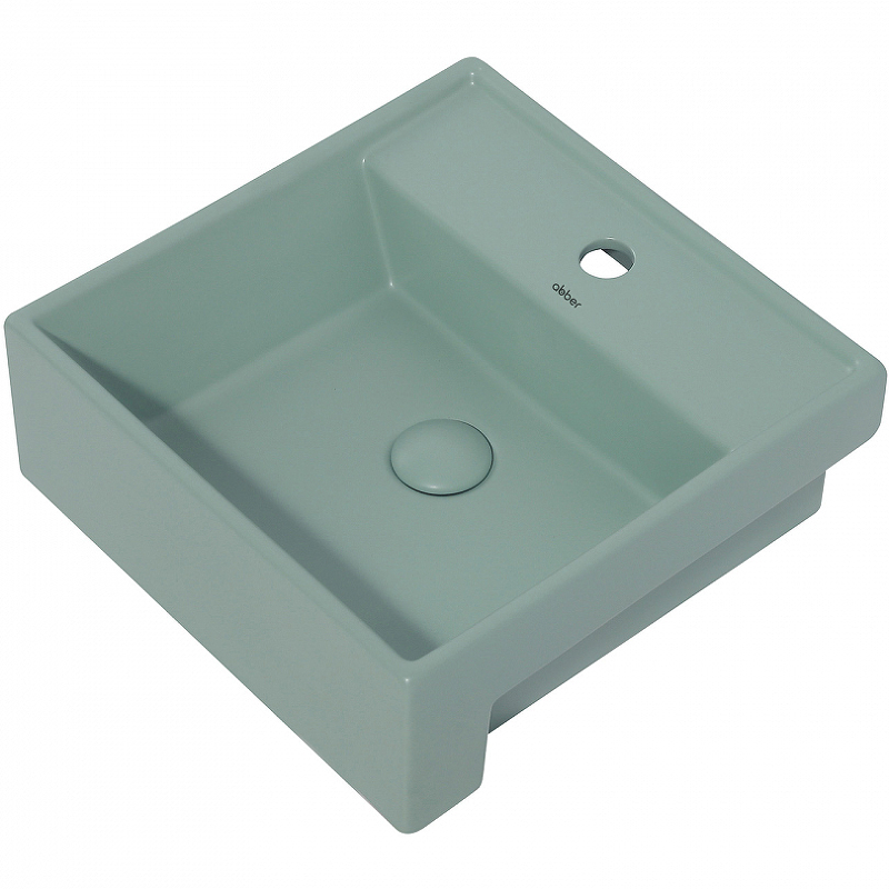 Раковина Abber Rechteck 41 AC2208MCG Светло-зеленая матовая от магазина ЛесКонПром.ру