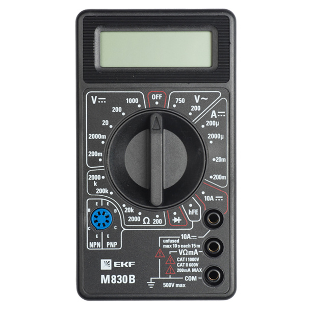 Мультиметр цифровой EKF M830B Master от магазина ЛесКонПром.ру