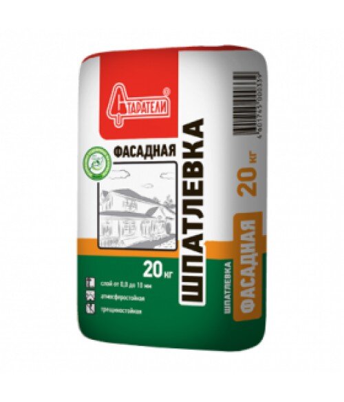 Шпатлевка цементная Старатели фасадная 20 кг от магазина ЛесКонПром.ру