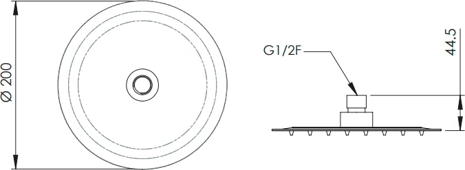 Верхний душ Remer 357UFM20X от магазина ЛесКонПром.ру