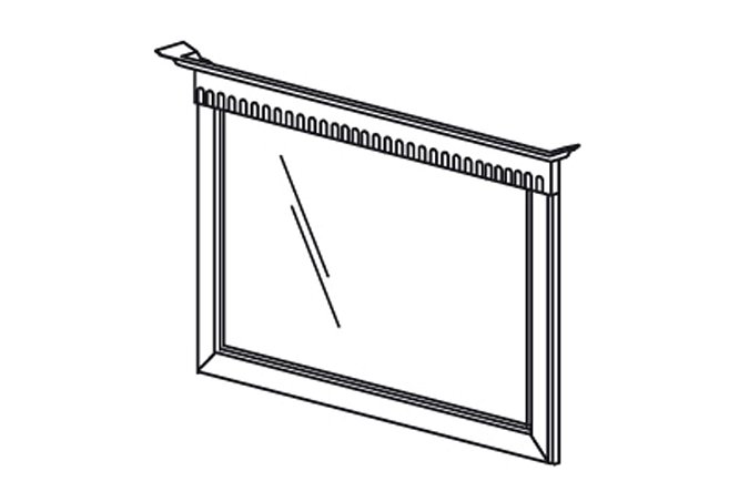 Зеркало  Лючия 80303771 от магазина ЛесКонПром.ру
