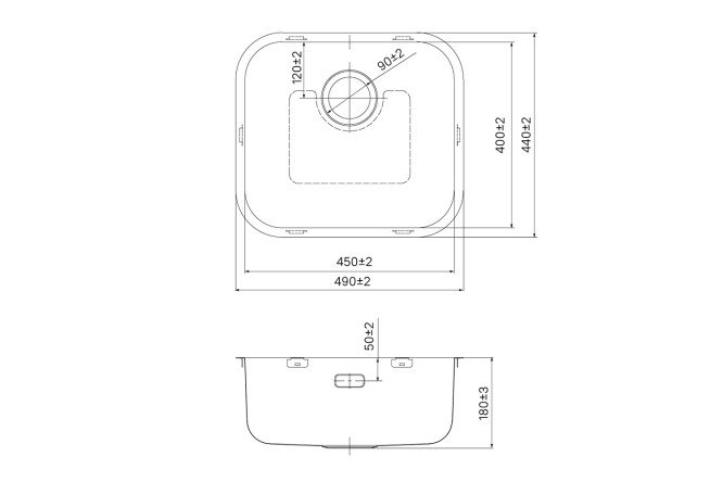 Мойка врезная IDDIS Mate 80550587 от магазина ЛесКонПром.ру