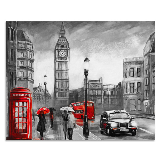 Канвас 40х50 см Лондон от магазина ЛесКонПром.ру