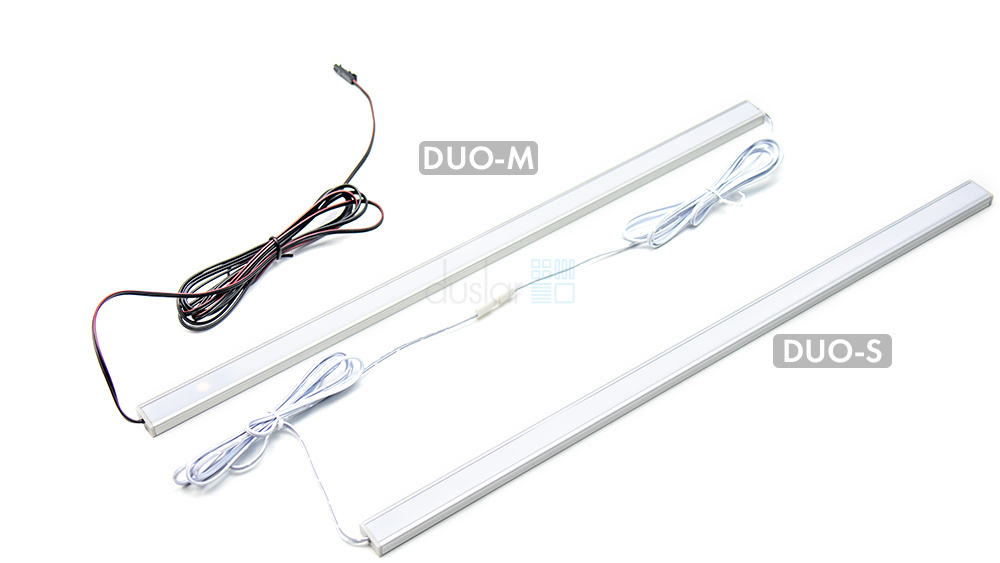 Светодиодный светильник FLAT DUO-M с сенсорным выключателем, 600 мм, алюминий, свет-дневной DLIGHT от магазина ЛесКонПром.ру