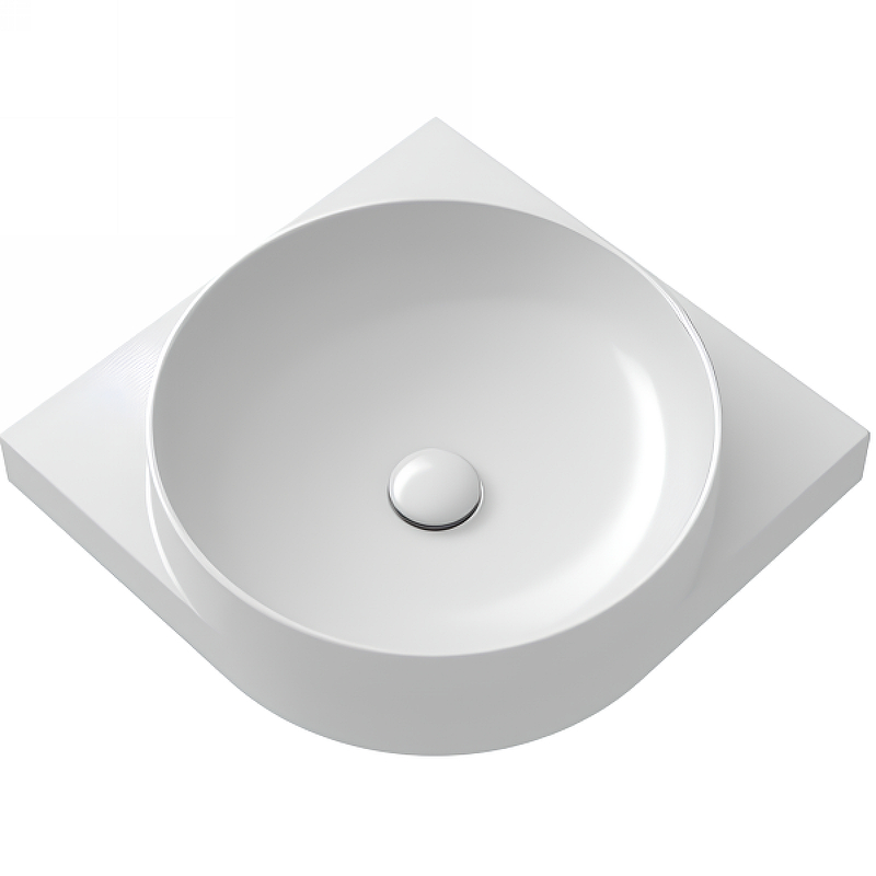 Раковина Ravak Yard 45 C XJX01045000 угловая Белая от магазина ЛесКонПром.ру