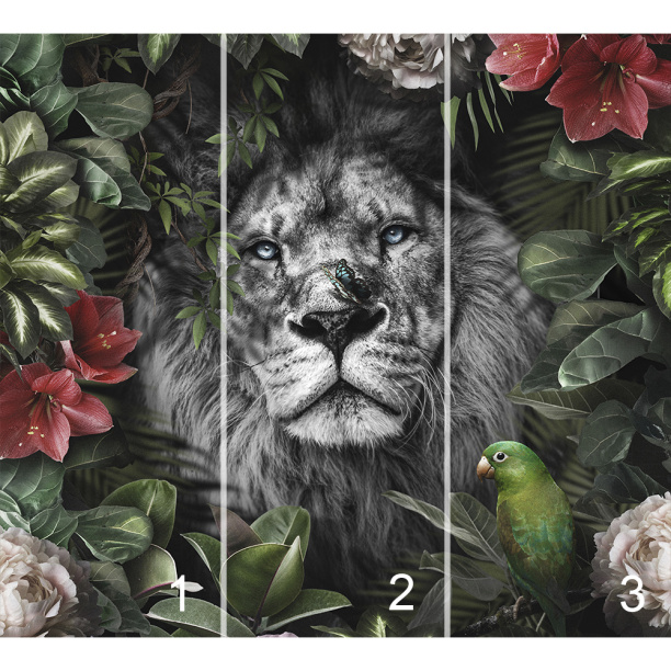 Фотообои флизелиновые Lion 300х270 см от магазина ЛесКонПром.ру