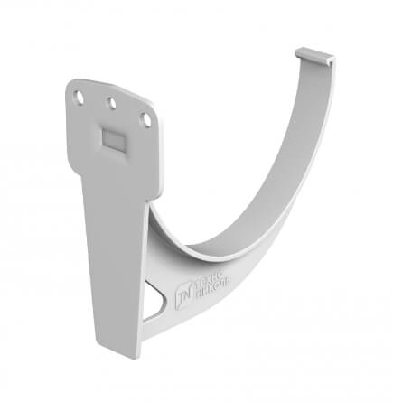 Кронштейн желоба металлический для ПВХ ТЕХНОНИКОЛЬ 125/82, белый от магазина ЛесКонПром.ру