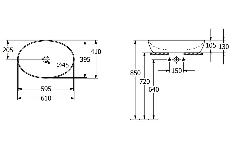 Раковина-чаша Villeroy&Boch Artis 61 419861R1 Альпийский белый от магазина ЛесКонПром.ру