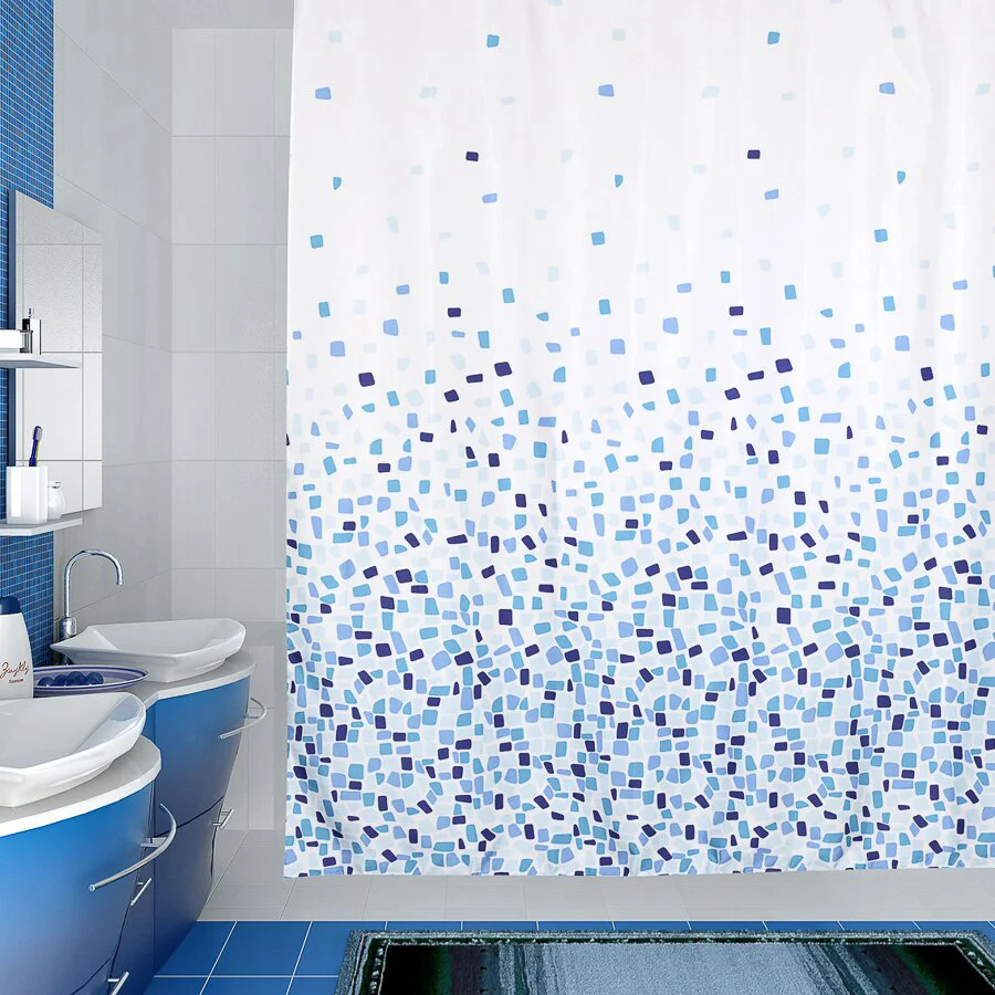 Штора для ванной Verran Mozaic от магазина ЛесКонПром.ру